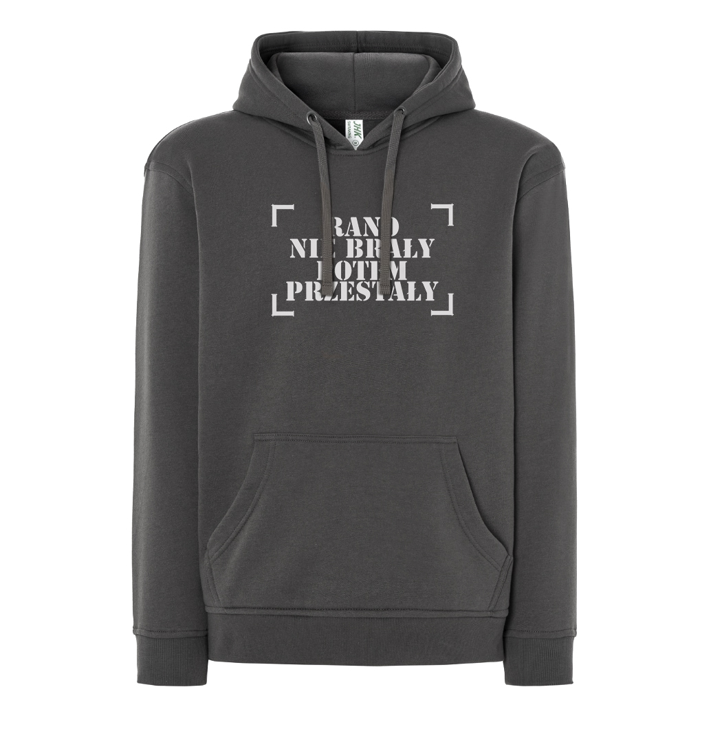 Bluza kangurka bawełna Bluza z Haftem  Rano nie brały