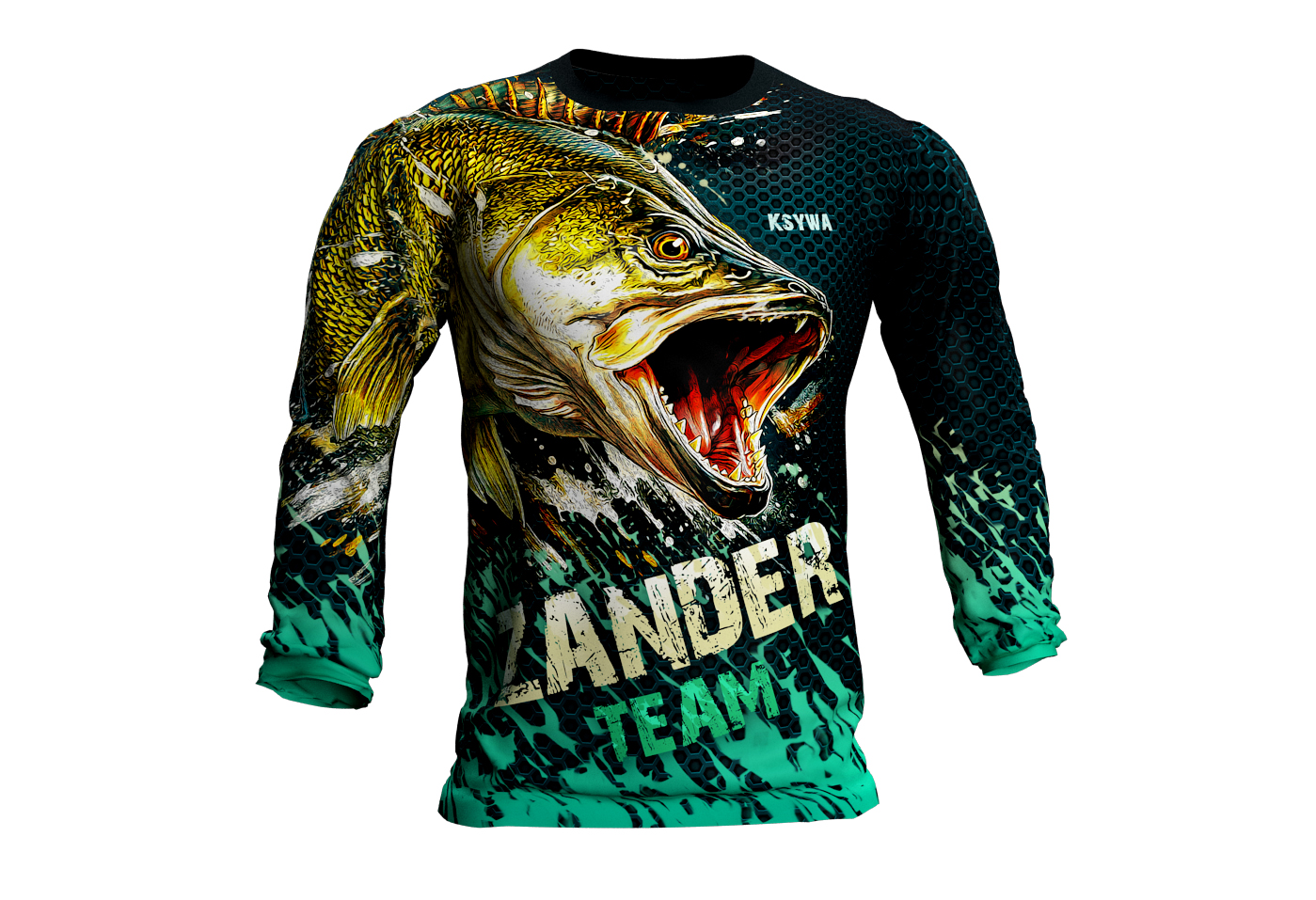 Sandacz Koszulka wędkarska Zander Team Safari