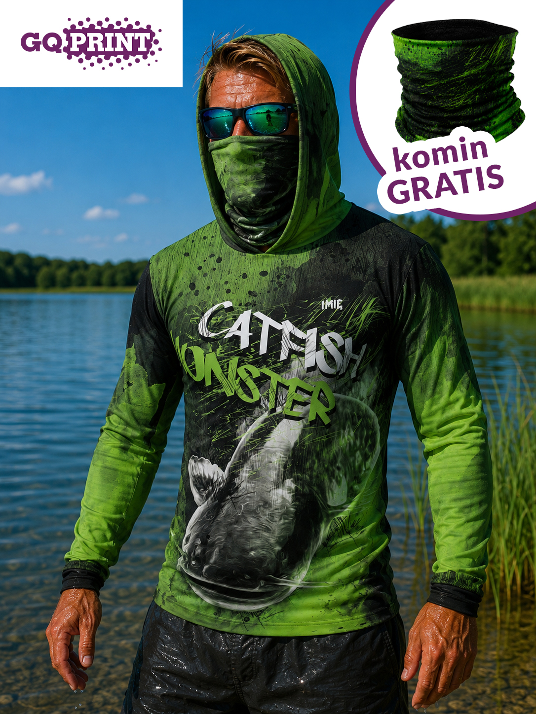Uniwersalne Monster Catfish - koszulka z sumem