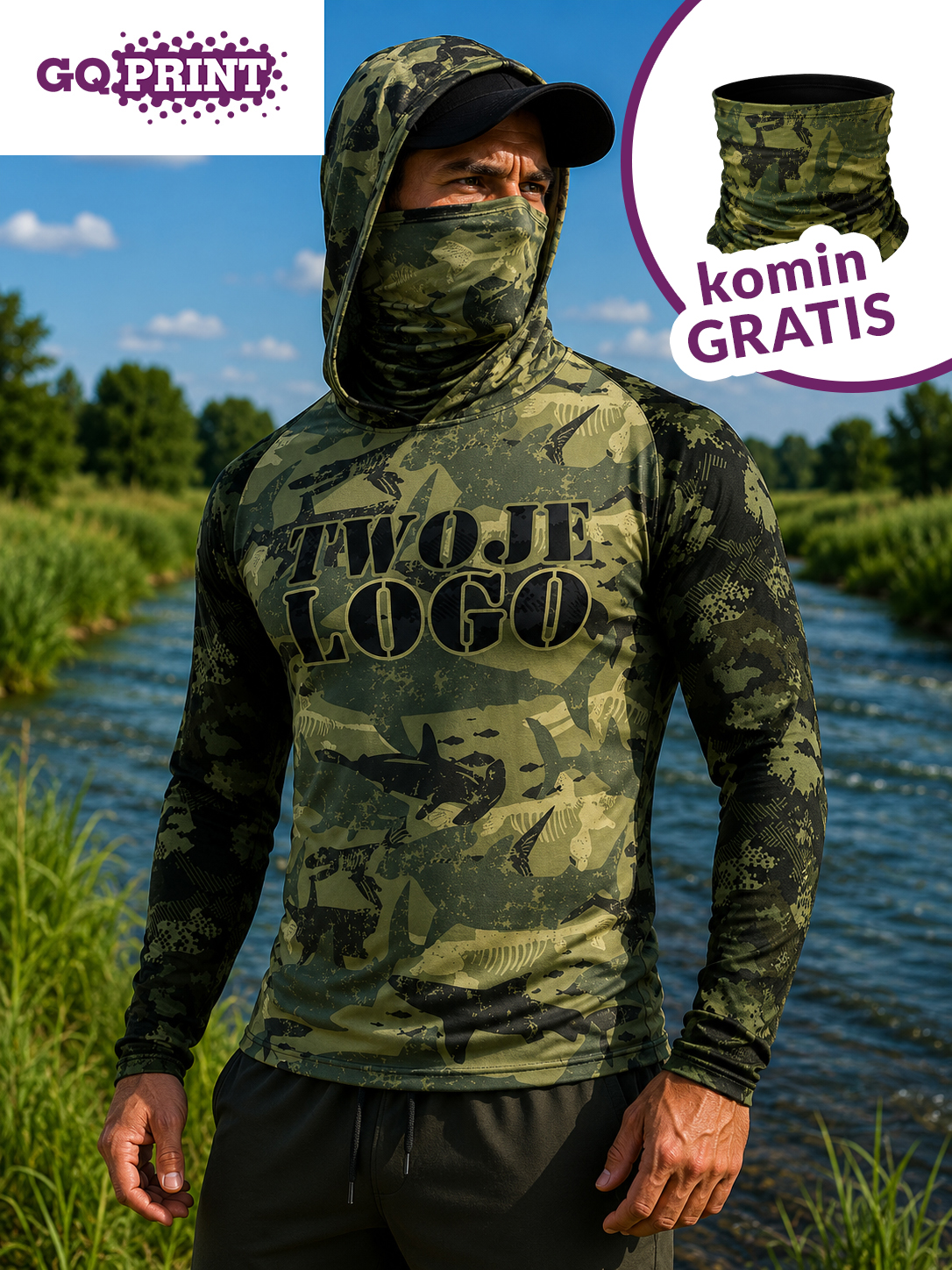 Uniwersalne Koszulka Shark Moro