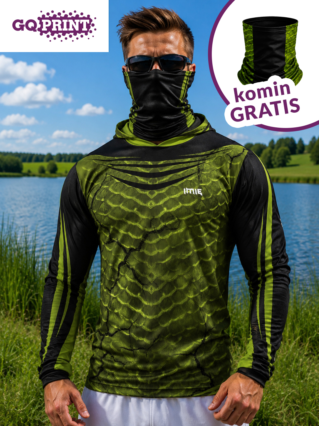 Uniwersalne Fish Skin Green
