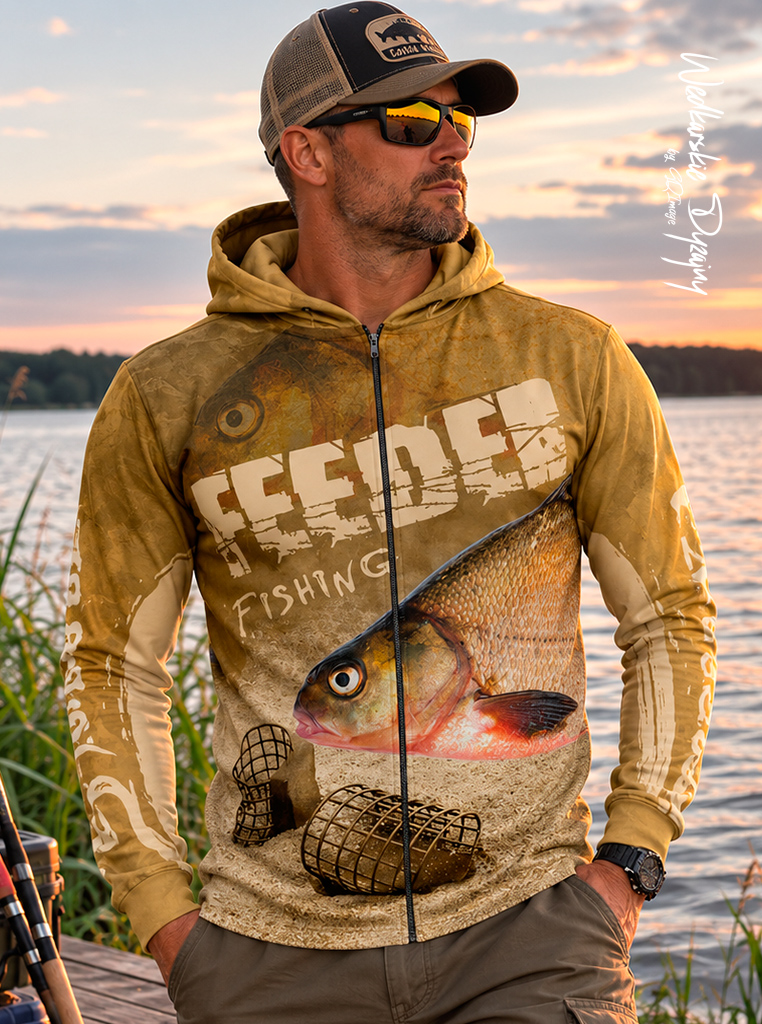 Bluzy z kapturem Bluza zawodnicza Feeder Fishing