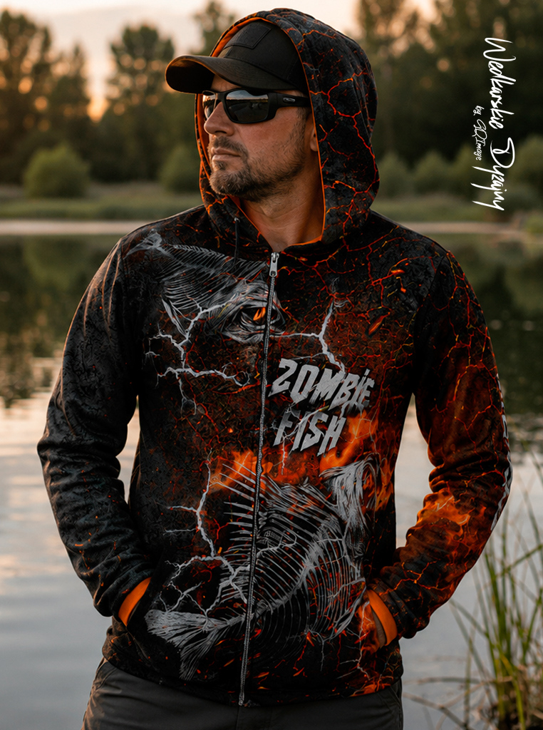 Bluzy z kapturem Bluza zawodnicza Zombie
