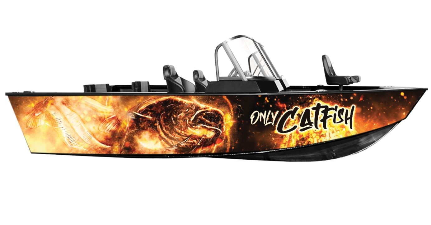 Okleiny na łodzie Only Catfish