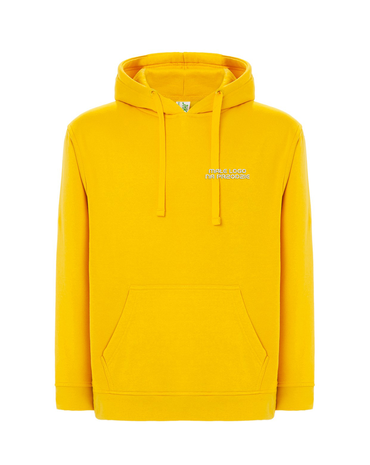 Żółta Bluza z Haftem