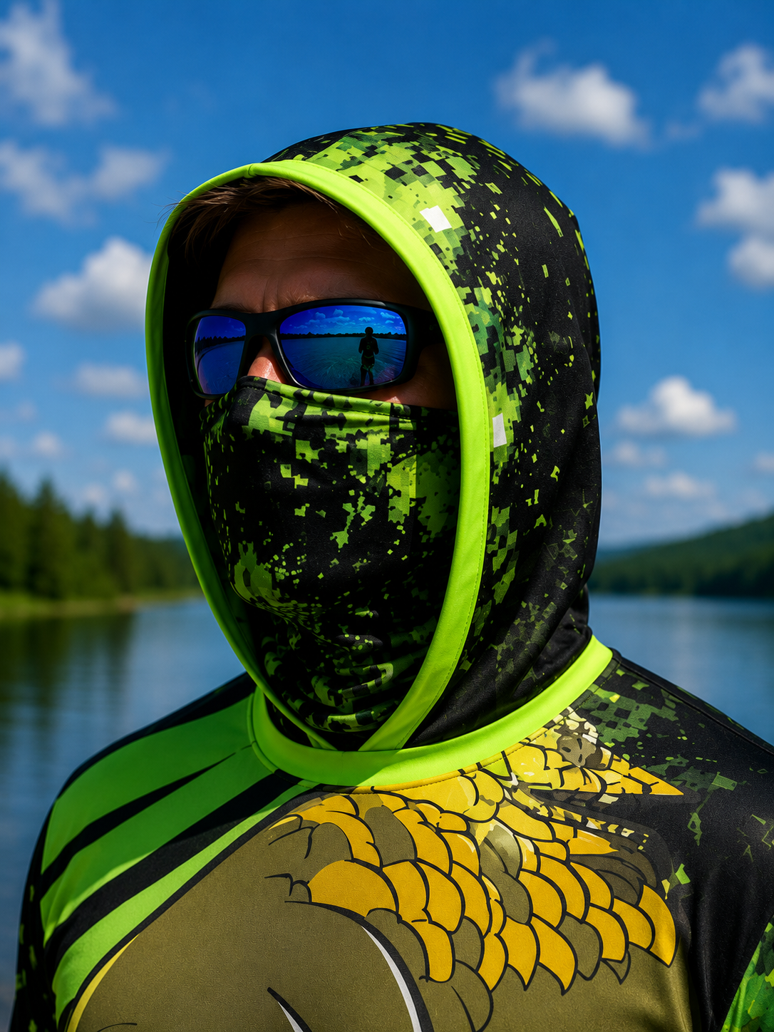 Koszulka Cartoon Carp UV + Komin