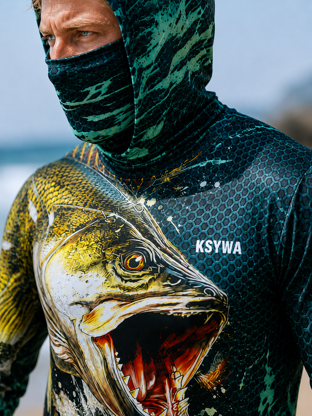 Koszulka wędkarska Zander Team Safari