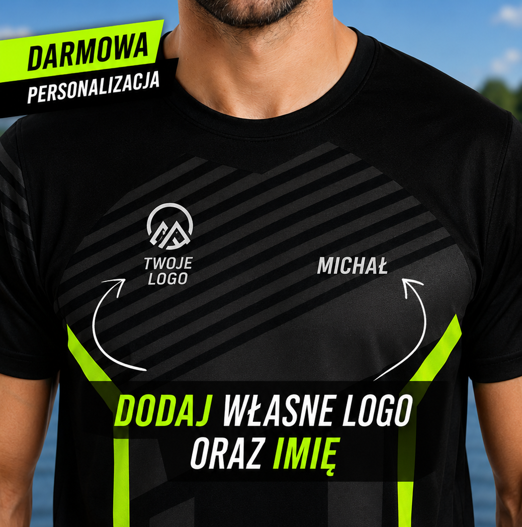 T-shirt Wędkarski Universalny Sport Green