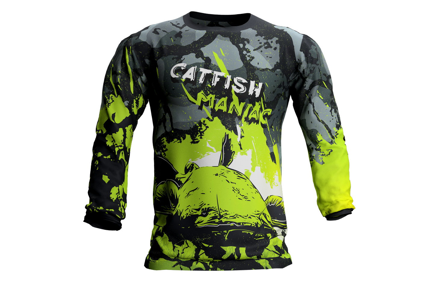 Catfish Maniac longsleeve z sumem UV