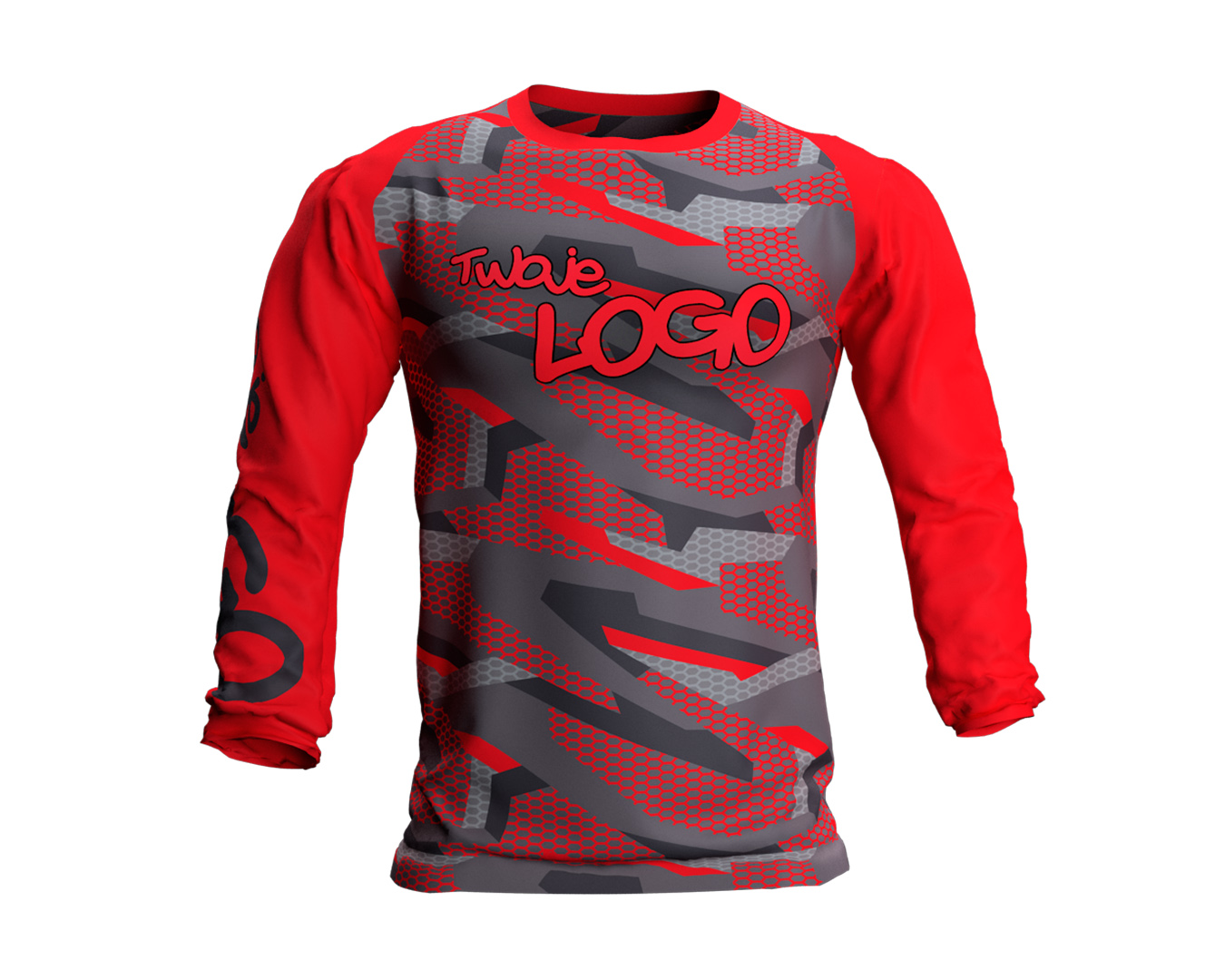 Koszulka Red Camuflage
