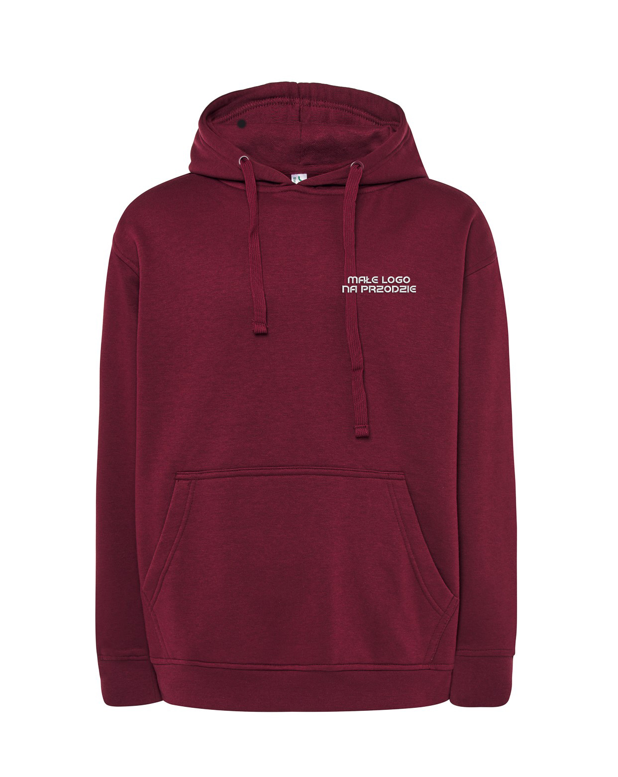 Bluza z Haftem Burgundy