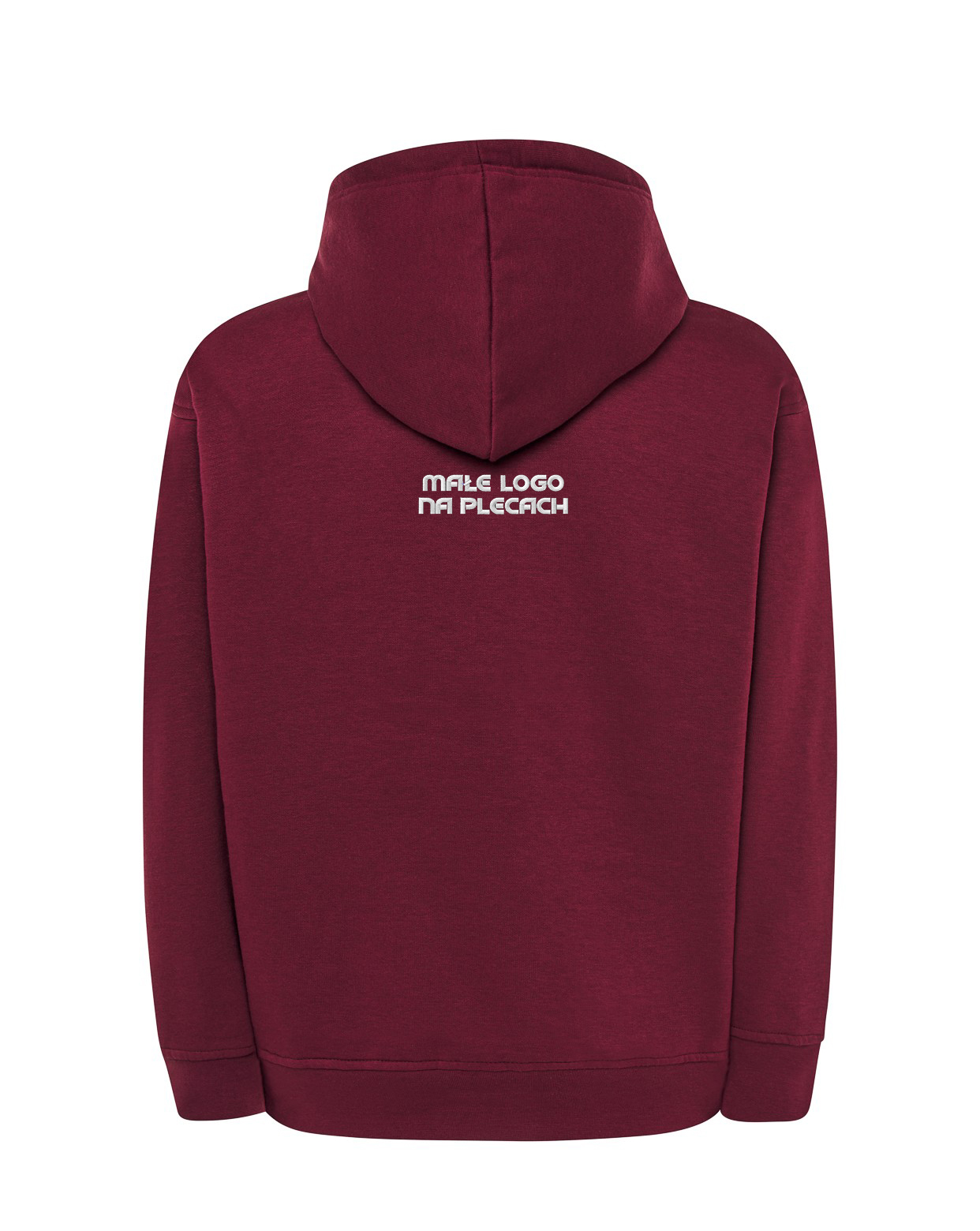 Bluza z Haftem Burgundy