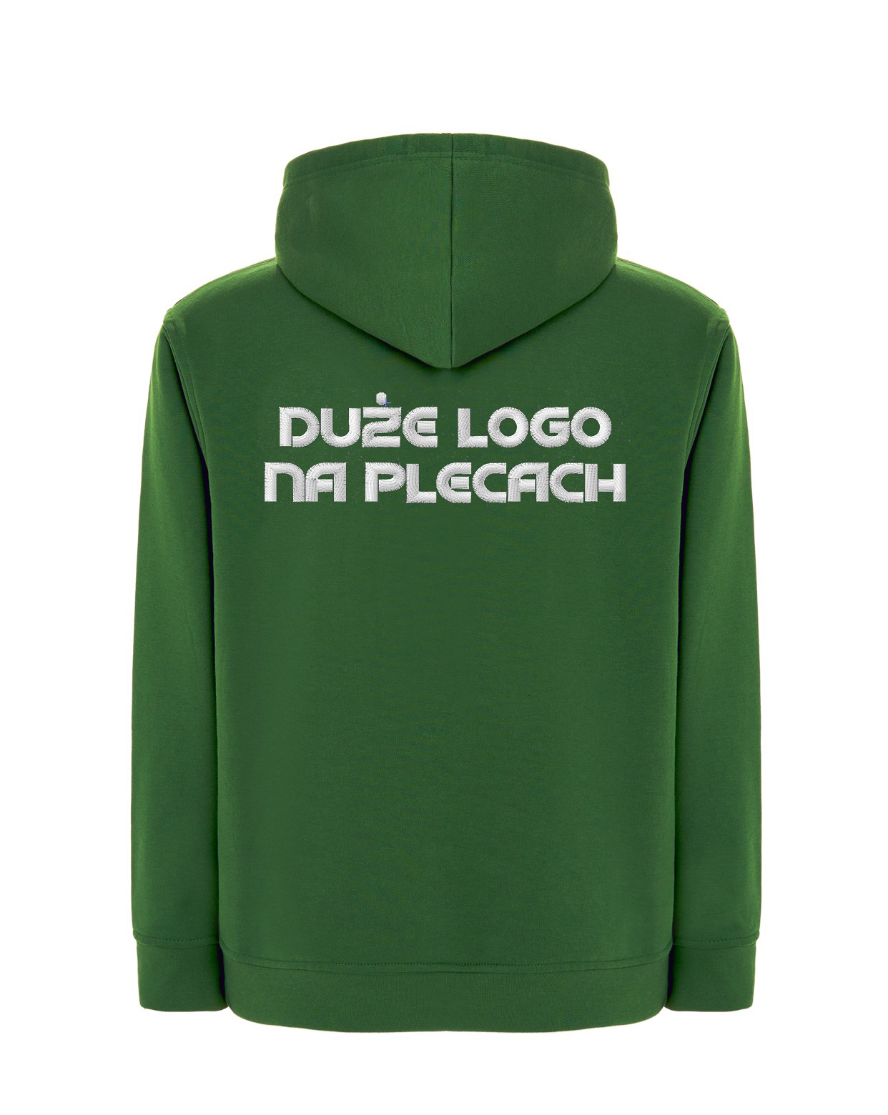 Bluza z Haftem Butelkowa Zieleń