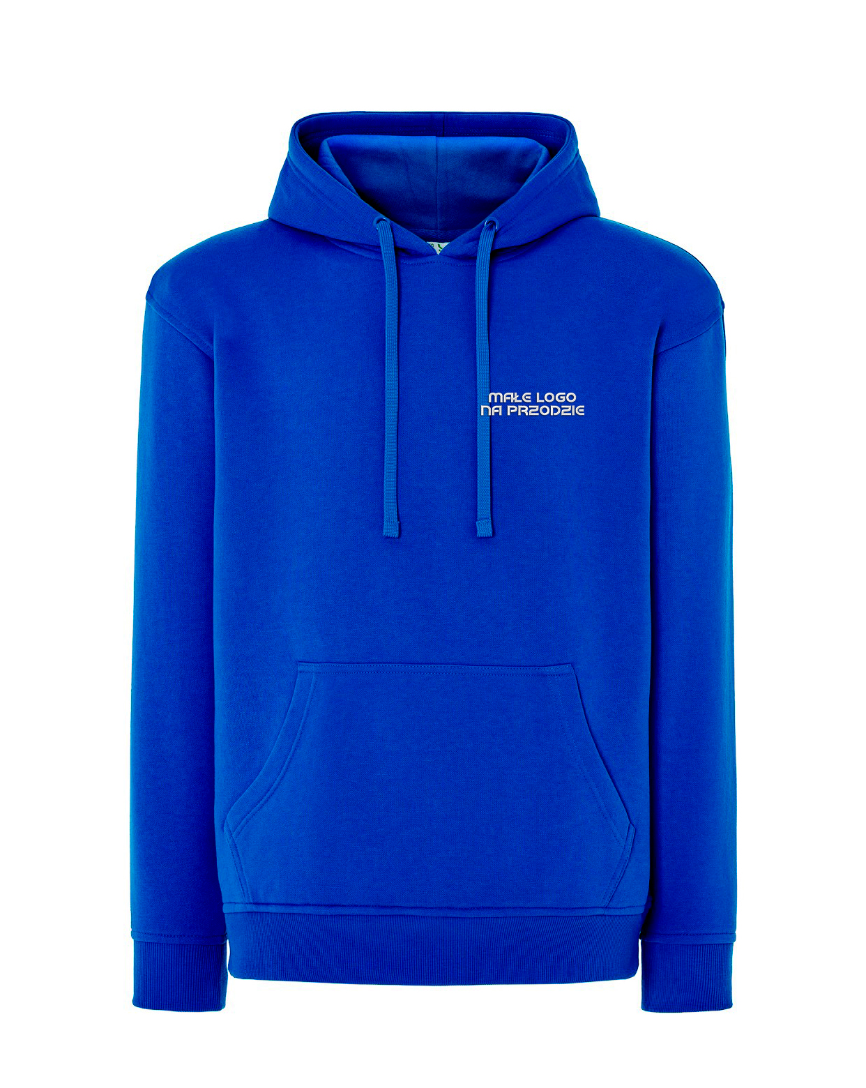 Granatowa Bluza z Haftem 