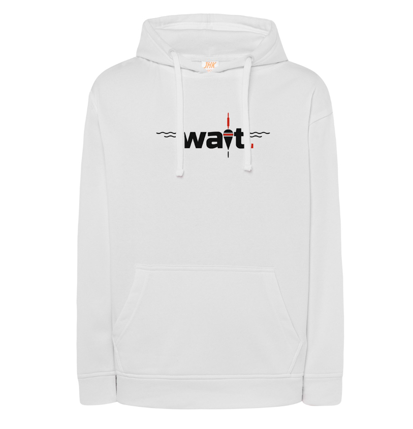 Biała Bluza z Haftem Wait