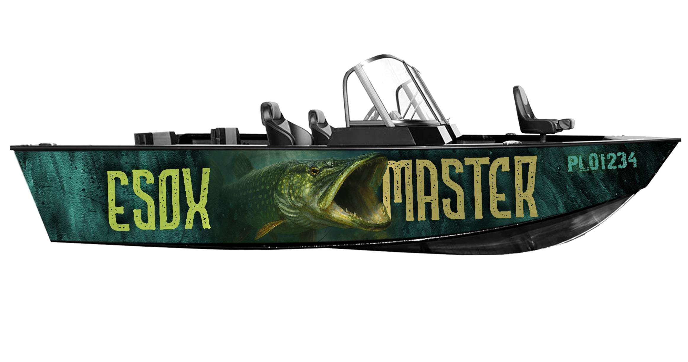 Folia na łódkę Esox Master