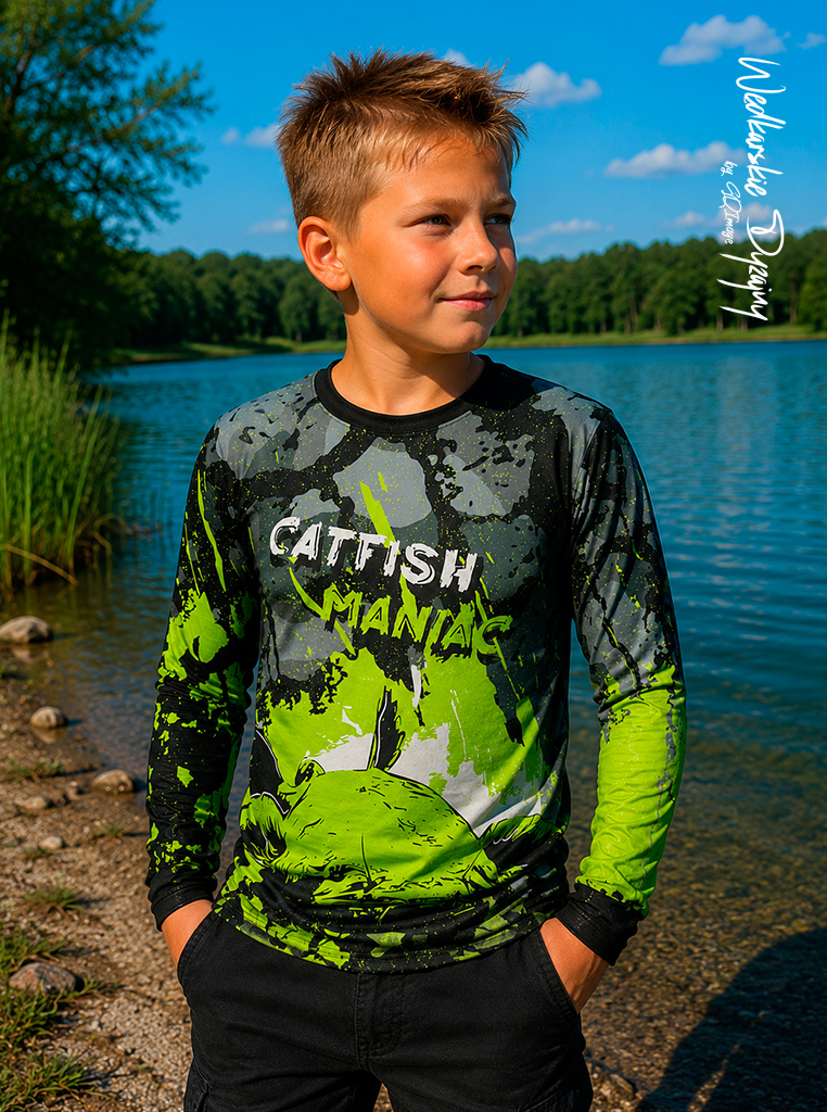 Catfish Maniac longsleeve z sumem UV