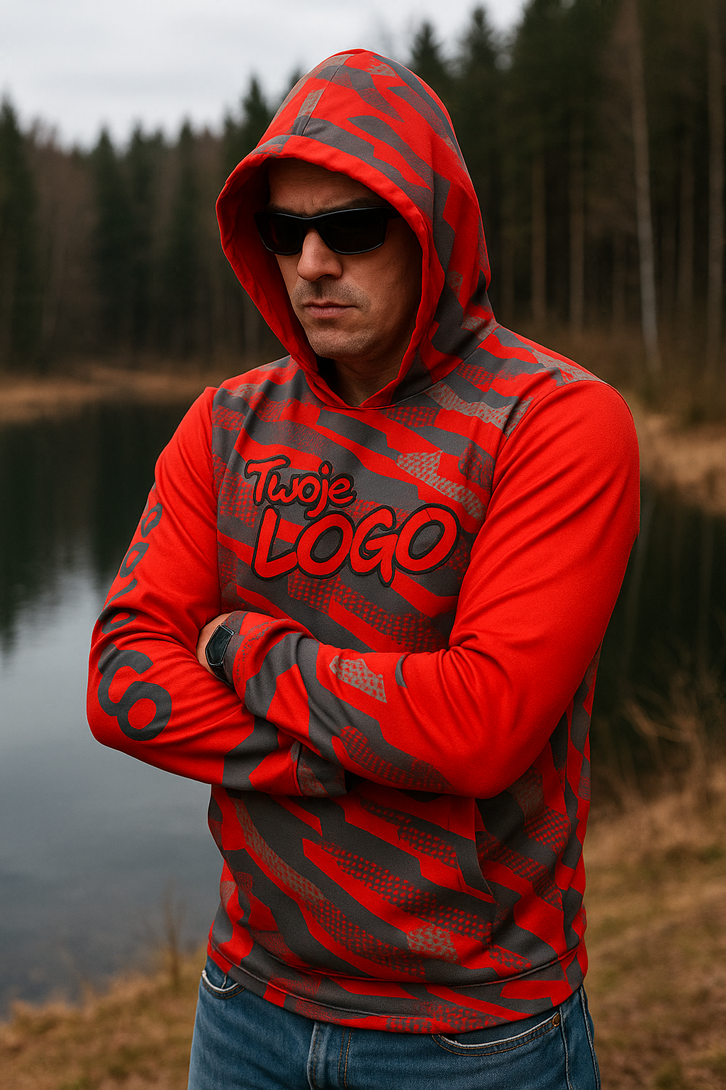 Bluza zawodnicza Red Camuflage